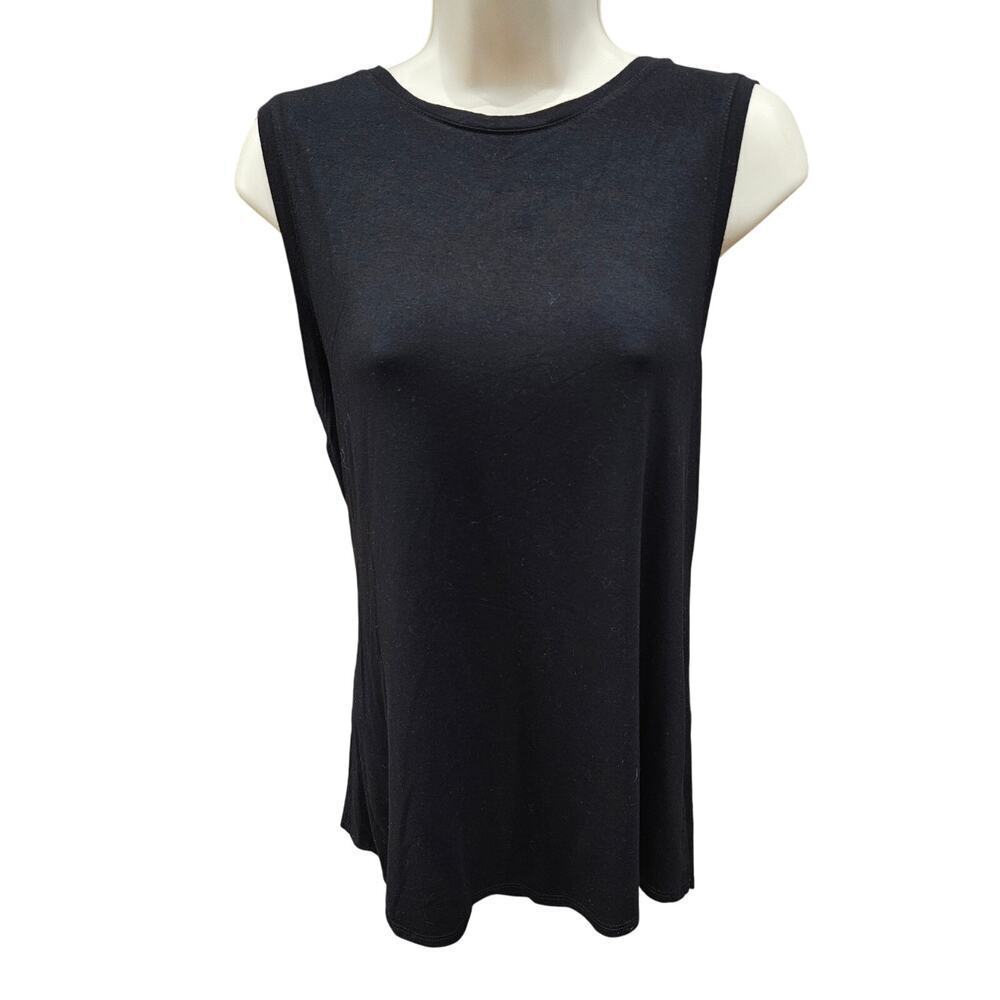 Willi Smith XL modal blend black comfort layering tank career casual minimalist